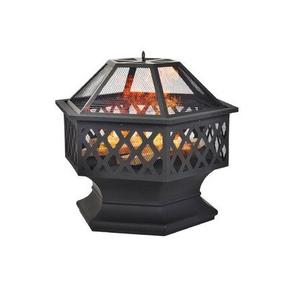 Brasero Grande de Hierro Moderno de Primera Calidad, Acero de Alta Resistencia, Chimenea para Patio Exterior, Duradera, Elegante, Funcional y Segura - Product Image 1