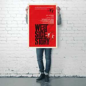Affiche d'art moderne West Side Story 1961, cadre noir, utilisation murale - Product Image 3