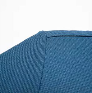 Camiseta de Manga Larga para Hombre, Cuello en V, Corte Regular, Diseño Sólido, Tejido de Felpa de Poliéster/Algodón de 180 Gramos, Transpirable, Informal, Superventas - Product Image 4