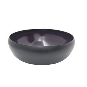 Tazón de Metal de hierro para cocina y mesa de forma redonda de Diseño Estándar, tazón para servir de Color dorado y negro y cuencos decorativos hechos a mano - Product Image 2