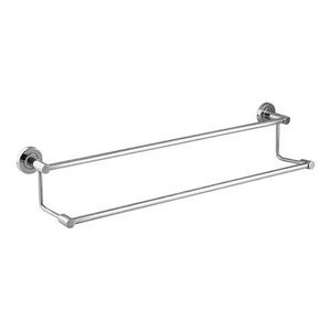 Chrome Finished Stainless Steel Made Wall Mounted Towel Holder Bathroom Washroom Usage Towel Holding Bars - Product Image 2