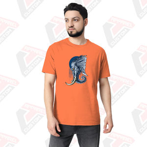 men's Essential Ultra Soft Comfortable T-Shirt Summer Eco-Friendly <b>Appliques</b> Denim Batik Corduroy Fabrics 100% Cotton Patches - Product Image 2