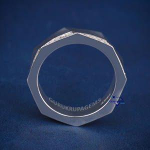 แหวนแต่งงานโมอิสโซลิแทร์ประดับเพชรโมอิส925เงินแท้ทรงกลมดีไซน์คลาสสิก2025ขายดี - Product Image 3