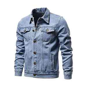 Wholesale Slim Fit <b>Jeans</b> Jacket <b>for</b> <b>Men</b> and Women Casual Fashionable Outdoor Wear Comfortable Winter Denim Fabric - Product Image 3