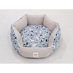 Lit pour chien de canapé en mousse à mémoire de forme lavable aux rayures pour l'exportation en vrac pour animaux de compagnie - Product Image 4