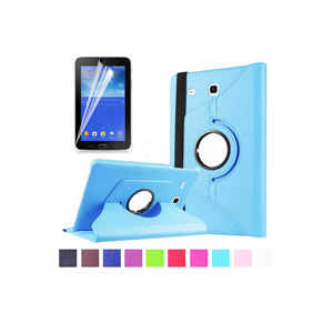 Étui Folio rotatif à 360 degrés en cuir PU Netzy pour Samsung Galaxy Tab 3 Lite 7.0 T110 Bleu - Housse pour tablette - Product Image 1