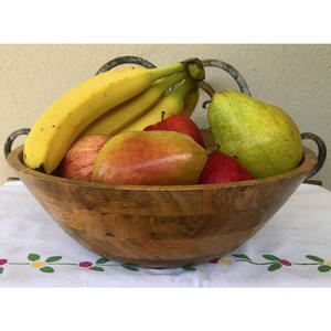 Juego de ensaladeras de madera de mango de calidad superior con utensilios para servir, ideal para hoteles, restaurantes, hogar, mesa de comedor y decoración de cocina - Product Image 5