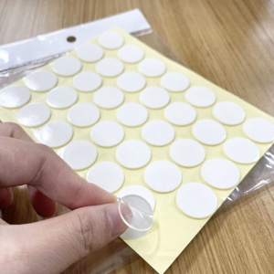 Titik Perekat Akrilik Transparan Tahan Panas, Tahan Air, Diperkuat, Dua Sisi, Dapat Disesuaikan untuk Masking - Product Image 2