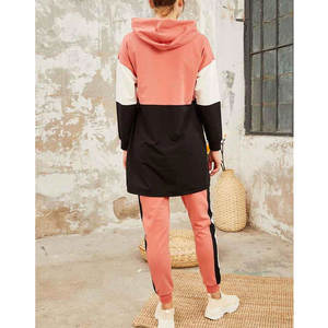 Vente flash, ensemble pantalon deux pièces en coton de haute qualité, personnalisable, nouvelle mode, style sportif, survêtement islamique musulman pour femmes, grande taille - Product Image 4