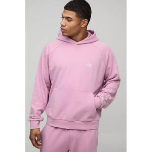 Sudadera con Capucha de Invierno 100% Algodón con Logotipo Personalizado, Fabricante, 350G, Corte Regular, Estilo Básico, Color Sólido, Sudadera con Capucha Elegante para Hombre - Product Image 1