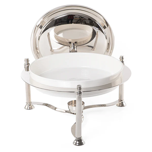 Plat à chafing en acier inoxydable de haute qualité avec une construction robuste pour une utilisation durable dans la restauration et l'hôtellerie - Product Image 2