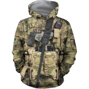 เสื้อแจ็คเก็ตยุทธวิธีลายพรางแบบ US ผลิตตามสั่งขายส่ง ทำจากผ้าฝ้าย/โพลีเอสเตอร์ สำหรับเจ้าหน้าที่รักษาความปลอดภัยและหน่วยรบ - Product Image 1