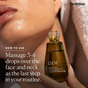 <span class=keywords><strong>Olio</strong></span> Viso Leggero Quotidiano OEM con Squalano e Acido Ialuronico - Formula Nutriente Anti-Età per Pelli Sensibili e Luminosità Naturale - Product Image 4