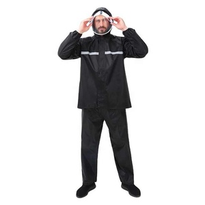 Traje de lluvia de alta calidad Ropa DE TRABAJO Conjunto de ropa de lluvia Chubasquero impermeable en precio al por mayor Traje de lluvia para hombres - Product Image 2