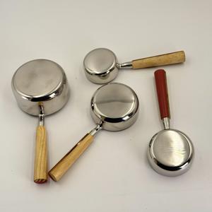 Premium Resin Handle 4-Piece <b>Measuring</b> <b>Cups</b> & Spoons Set Stainless Steel Dishwasher Safe <b>Baking</b> Tools <b>for</b> Modern Kitchen Use - Product Image 5