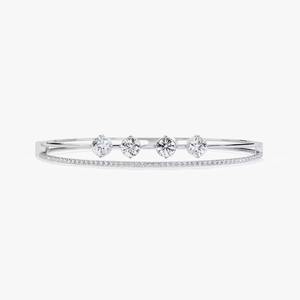 Meilleures ventes Bracelet en diamant naturel et moissanite en or blanc/rose/jaune plein de diamants Bracelets en diamant de haute joaillerie - Product Image 3