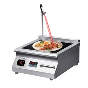 OEM/ODM 8KW fornello a induzione a bruciatore singolo commerciale con pannello in ceramica, Hotpot portatile per alberghi - Product Image 1