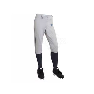 Ensemble de Tenue de Baseball Personnalisé avec Logo, Haute Qualité, 100% Polyester, Léger, Respirant, Col en V pour Hommes Adultes, Service OEM - Product Image 4