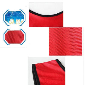 Meilleur prix gilet d'entraînement en maille de football respirant pour hommes femmes gilet d'entraînement sportif multicolore personnalisé imperméable pour une utilisation estivale - Product Image 5