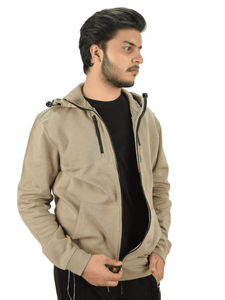 Veste Softshell Homme Personnalisée en Usine, Coupe Slim Décontractée, Tissu Polyester, Capuche, Fermeture Éclair Avant, Modèle Uni Tendance pour Homme par Ako - Product Image 2