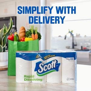 Scott 1000 Bath Tissue, 1000 <b>Sheet</b> Rolls (16 Rolls) - Product Image 6