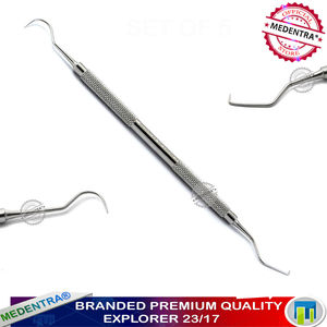 Williams Kit gigi higienis pelajar, <span class=keywords><strong>CPITN</strong></span> blazer saku segi empat Stainless Steel penjepit cermin mulut Manual 6 buah - Product Image 6