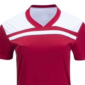 Custom Red <b>White</b> Breathable Soccer Jersey with Logo OEM <b>Football</b> Jersey Manufacturer Match Kit Shirts Soccer Wear - Product Image 3