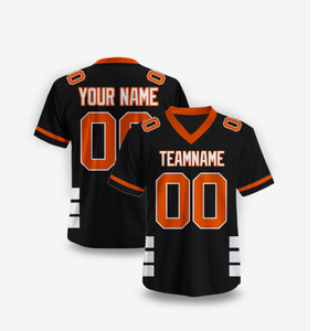 Uniforme de football américain avec logo personnalisé respirant de haute qualité Maillot de football américain personnalisé 100% polyester - Product Image 1