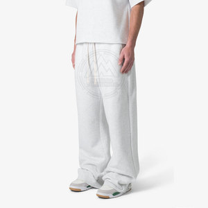 Pantalon ample taille haute décontracté pour hommes Taille 8XL haute qualité Coton Polyester droit Style actif - Product Image 2