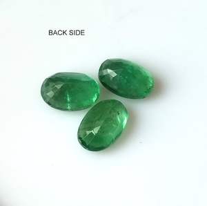 Émeraude zambienne naturelle facettée, coupe ovale excellente, pierre précieuse en vrac, 6x4 mm, pierres de coupe émeraude précieuses pour la fabrication de bijoux en vrac - Product Image 6