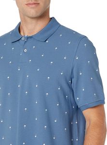 Polo de piqué de algodón de corte regular para hombre, diseño personalizado, estampado de letras lavadas, polos de talla grande para hombre - Product Image 4