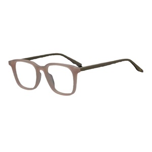 Buena calidad Hombres Marcos ópticos Azul Anti-luz Gafas Vintage Negro Blanco cuadrado Anti radiación - Product Image 5