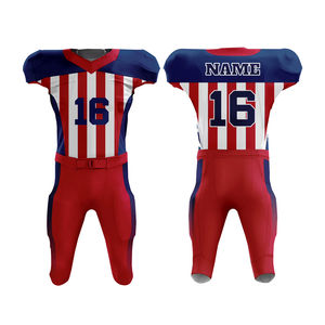 Uniforme de fútbol americano, personalizado, por sublimación, de alta calidad, muestra gratis, venta al por mayor - Product Image 3