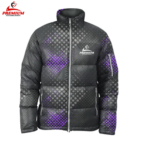 OEM Custom Printed Outdoor Male Padded Bubble Warm Winter Men <b>Coats</b> Puffer Jacket for Man Wholesale Sublimation Printed Puffer - Product Image 1