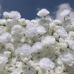 Pannello Floreale per Matrimoni, Sfondo in Tessuto Arrotolabile, Parete di Rose Artificiali in <span class=keywords><strong>Seta</strong></span>, Decorazione Floreale 3D, Sfondo per Eventi e Palcoscenici Personalizzabile - Product Image 3