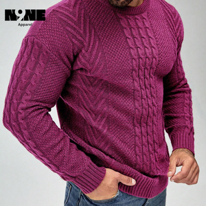 Básico/mezcla de algodónDiseño personalizado Sudaderas Servicio OEM Sudadera de alta calidad Cuello redondo Hombres Sudaderas personalizadas - Product Image 3