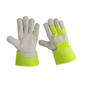 Guantes de aparejo canadienses de cuero 2024 con guantes antideslizantes a prueba de fuego con características de calor con guantes de construcción de Pakistán - Product Image 5