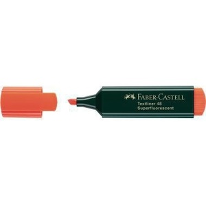 Recharges de surligneurs Textliner 48 de haute qualité à pointe biseautée 1-5 mm Orange Faber-Castell - Product Image 1