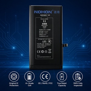 <span class=keywords><strong>Batterie</strong></span> de remplacement 3110mAh pour <span class=keywords><strong>iPhone</strong></span> <span class=keywords><strong>11</strong></span>, haute capacité, lithium polymère, rechargeable, pièces de rechange pour téléphone portable, vente en gros OEM - Product Image 6