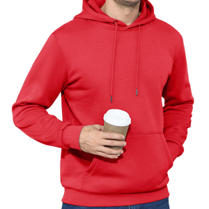 Sweat à capuche 100% coton molletonné fabriqué en usine pour hommes Logo personnalisé de haute qualité poids lourd coupe régulière pulls design uni - Product Image 6