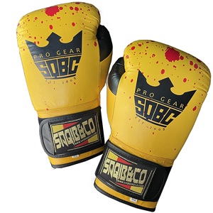 Guantes de boxeo y MMA de cuero de vaca de alta calidad, guantes de boxeo y guantes de boxeo - Product Image 4