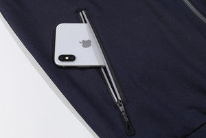 Chaqueta Deportiva para Hombre, Transpirable, Cortavientos, Ecológica, sin Costuras, con Bucle para Toalla, de Algodón/Poliéster - Product Image 5