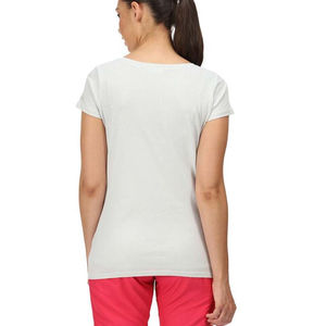 Camiseta de mujer de etiqueta privada en precio al por mayor MOQ bajo Nueva moda Estilo casual Regular Fit Mujeres Camisetas - Product Image 2