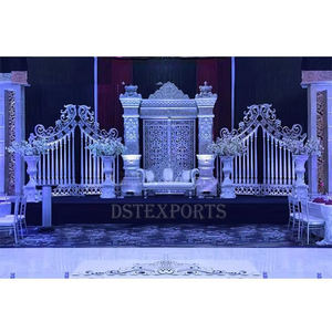 Grand Modern <b>Wedding</b> Stage Setup Luxurious <b>Wedding</b> Event Canadian Stage Big <b>Frame</b> Setup for <b>Wedding</b> Stage - Product Image 1