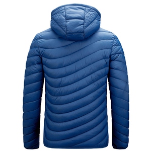 Chaqueta de Lona Acolchada para Hombre, Chaquetas de Invierno para Hombre, Ropa Casual de Calle para Exteriores, Ligera, Cálida, con Logotipo Personalizado OEM - Product Image 3