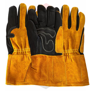 Gants de soudage TIG en cuir fendu de mouton souple Gants de travail de protection personnels confortables avec résistance à l'abrasion thermique - Product Image 5