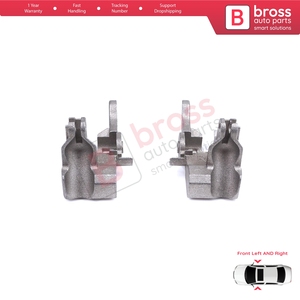 Soportes de manija de puerta exterior delantera izquierda y derecha BDP1450 con clips de reparación de rodamientos para Vito W447 V Class Metris 2014 en adelante A4477600534 A447 - Product Image 4