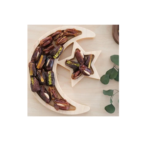 Wood Tray <b>Half</b> <b>Moon</b> Shaped Customized Sizes Wooden Storage Tray Top Selling Durable Eco Friendly Serving Decorative Home Kitchen - Product Image 2