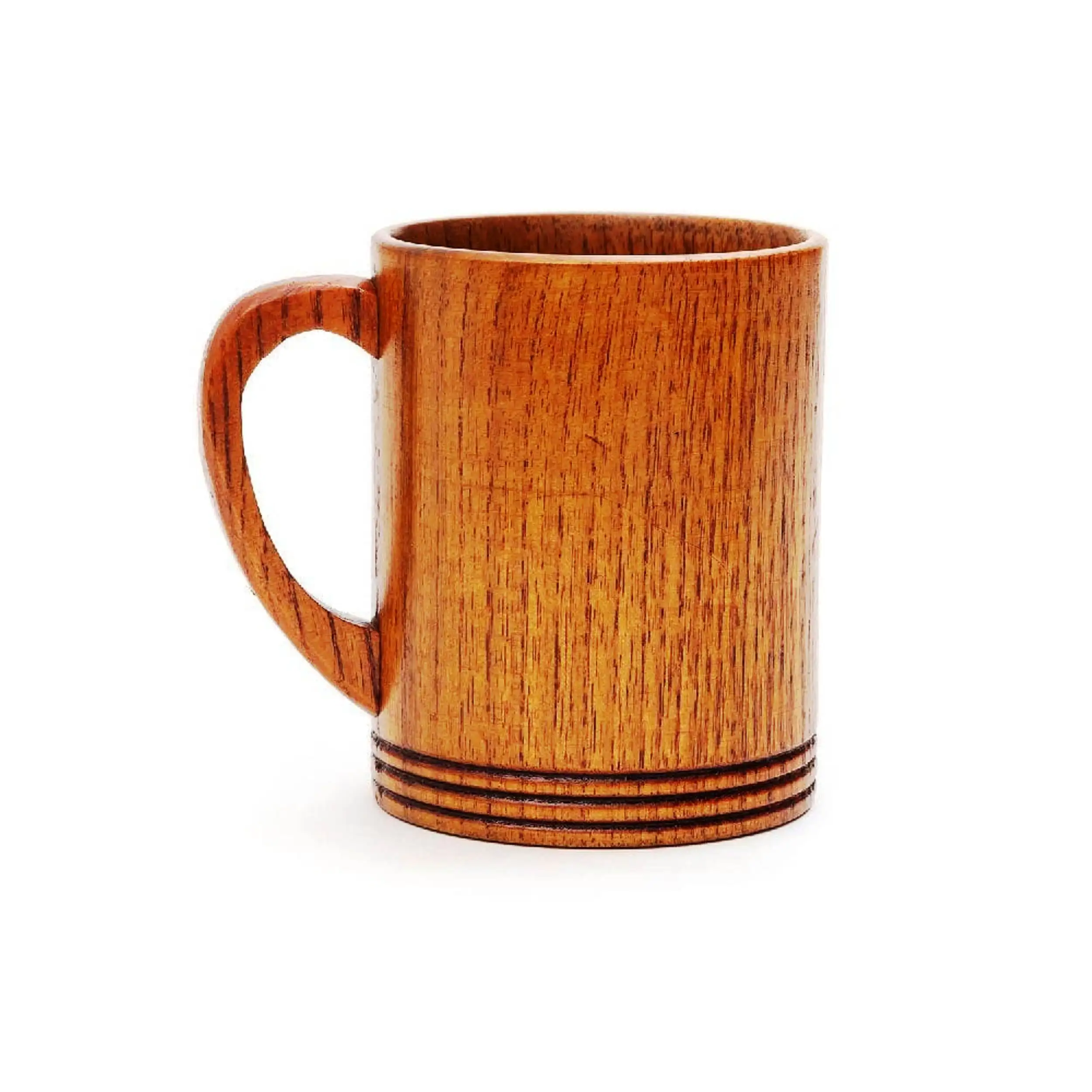 13 Triple Lined Wooden Mug 250 ml Wooden Solid Coffee Cup Mug with Insulation Handmade Unique Design Made In India