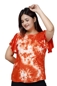 Chemises décontractées élégantes pour femmes Tye et Dyed Summer Wear - Product Image 4